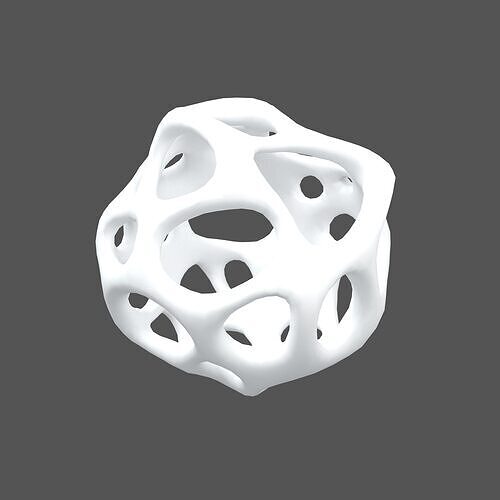 Abstract Shape v19 002 Low-poly 3D model