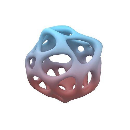 Abstract Shape v19 003 Low-poly 3D model