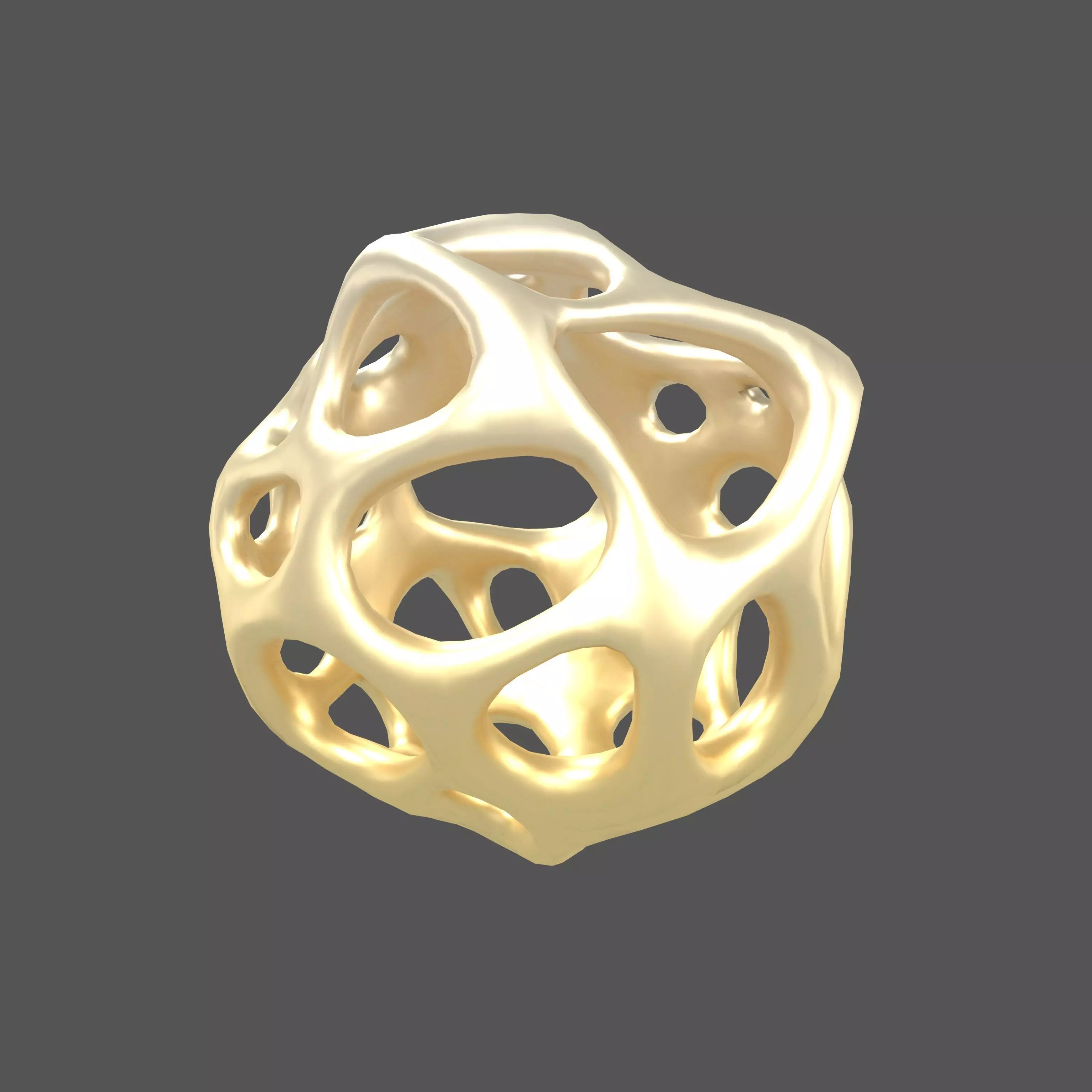Abstract Shape v19 004 Low-poly 3D model_0