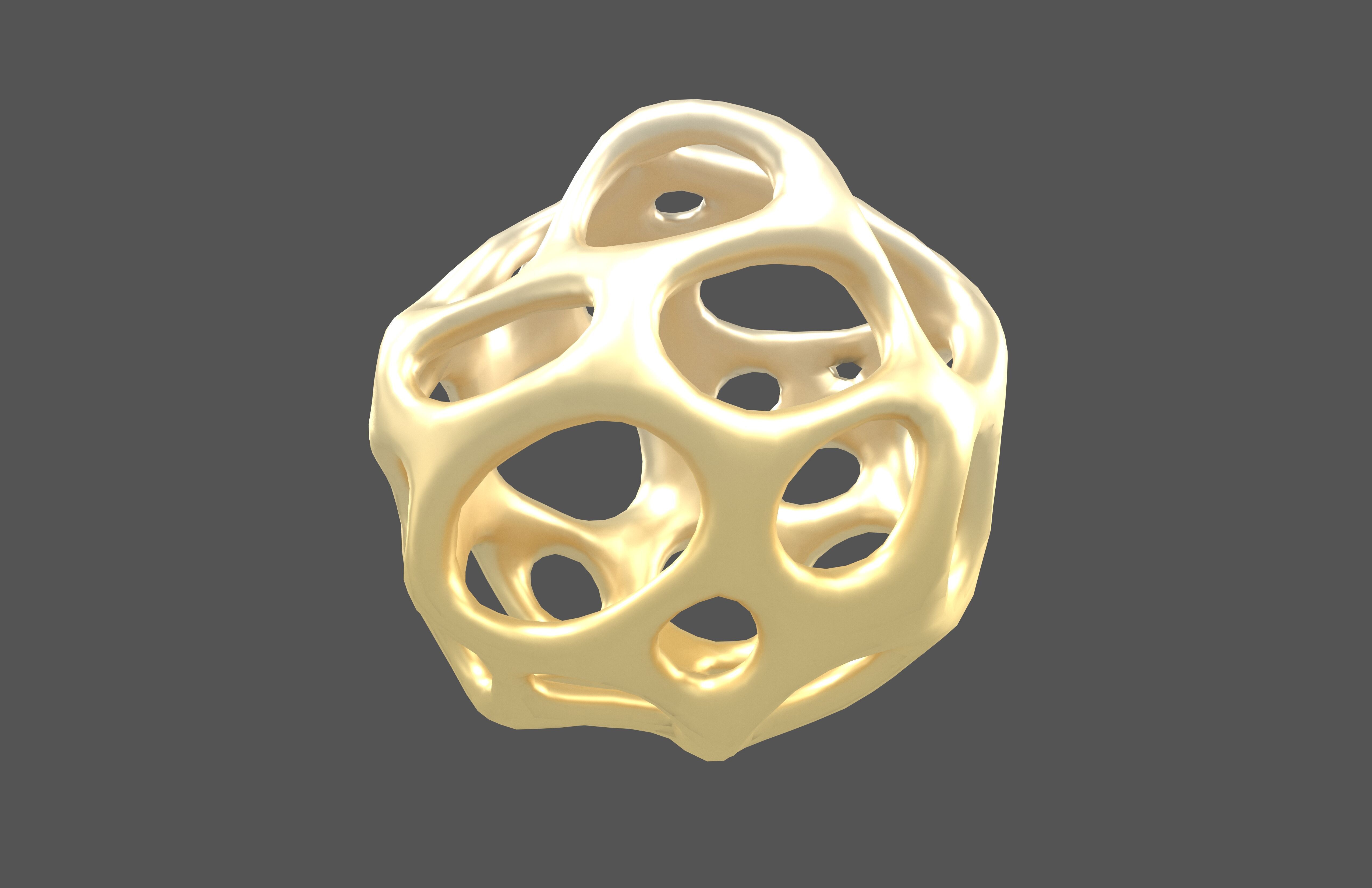 Abstract Shape v19 004 Low-poly 3D model_3