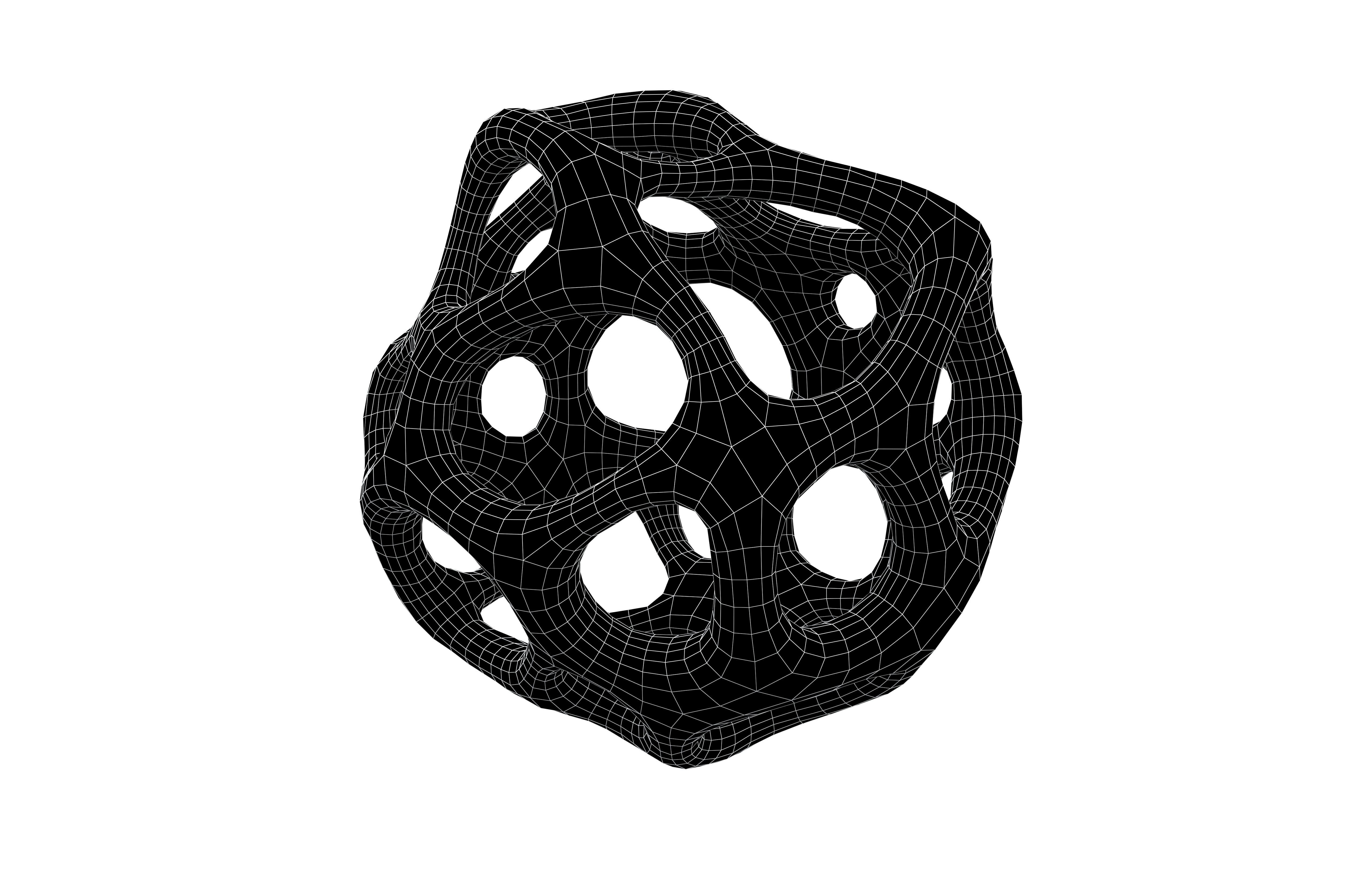 Abstract Shape v19 004 Low-poly 3D model_5