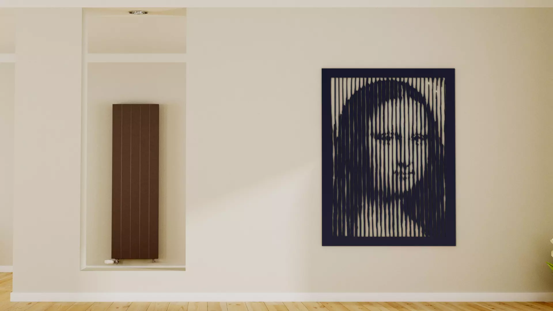 Halftone wall sticker Monalisa 02 3D print model
