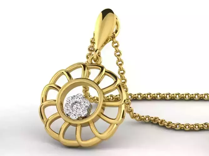 Jewelry 3D Models with render and 3dm  stl - DP-5638