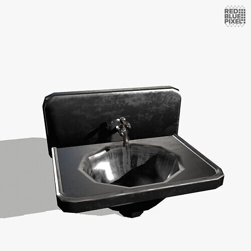Basin Low-poly 3D model