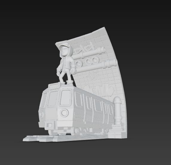 Subway Surfers Diorama 3D print model_14