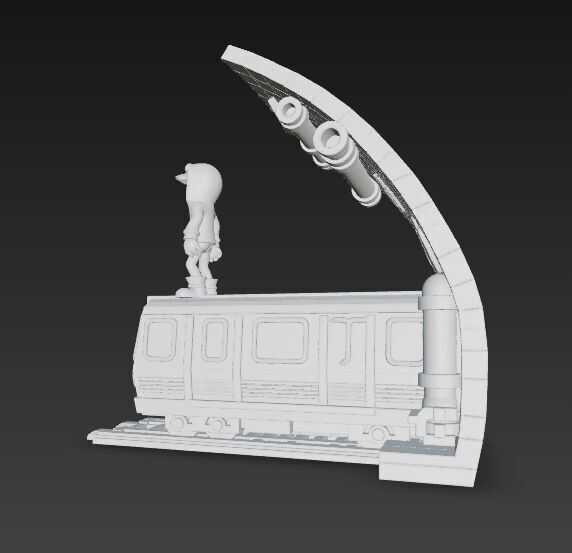 Subway Surfers Diorama 3D print model_18
