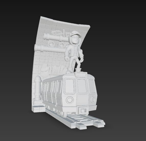 Subway Surfers Diorama 3D print model_15