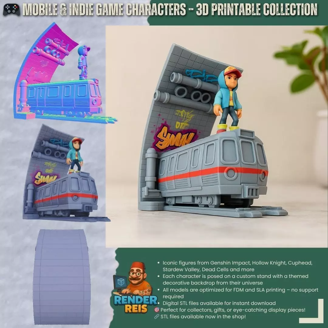 Subway Surfers Diorama 3D print model_0