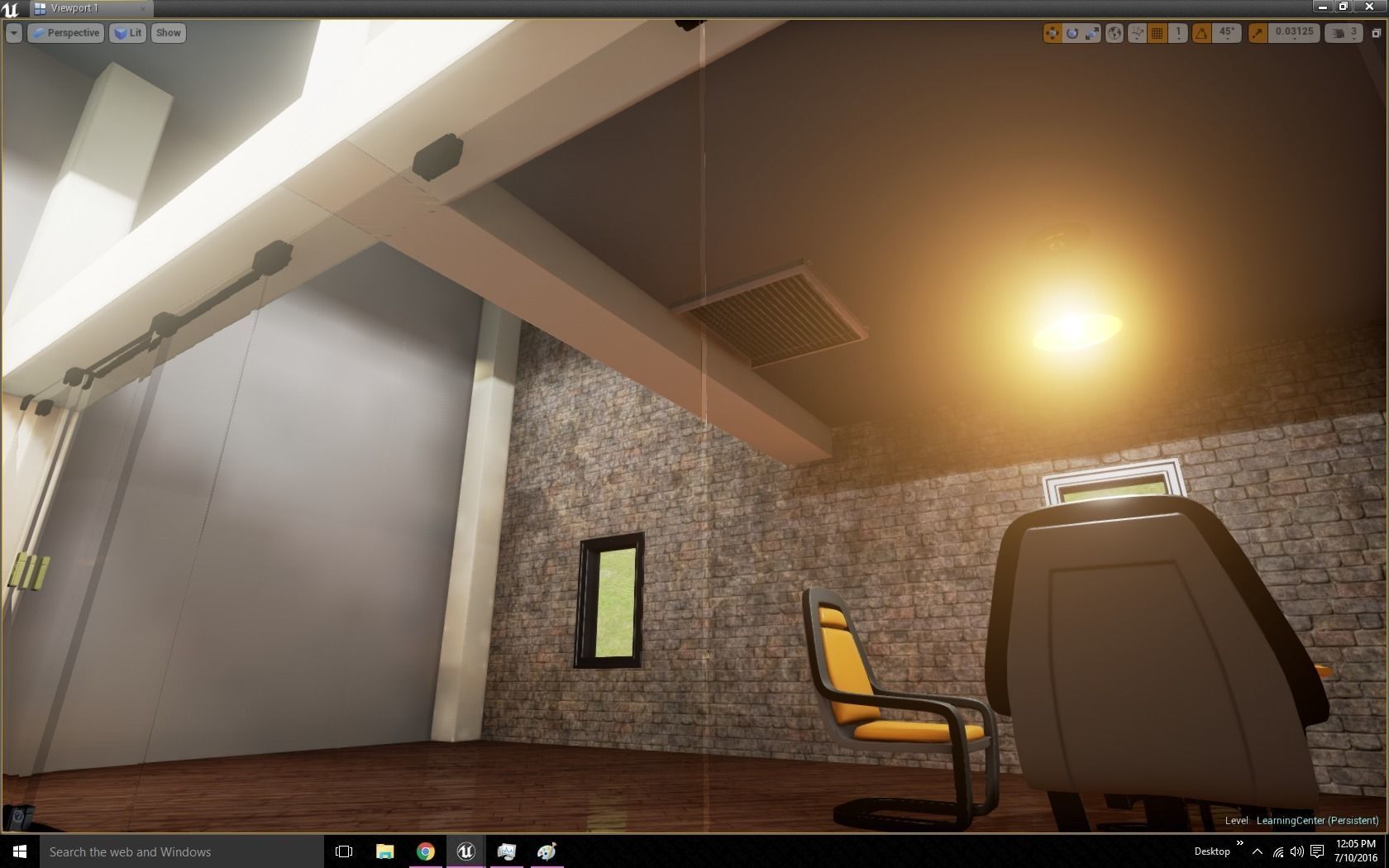 Vent Panel Free low-poly 3D model