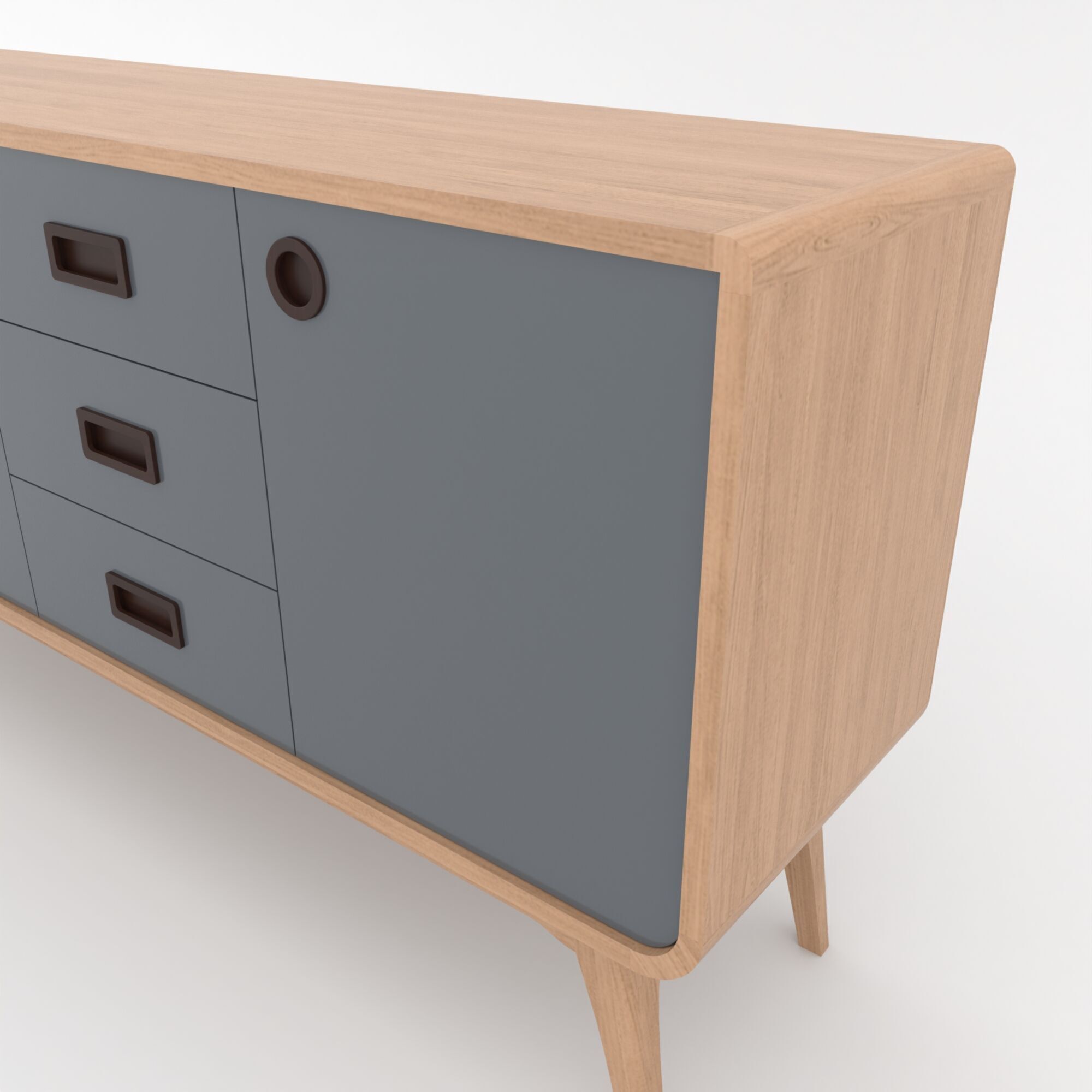 Modern Scandinavian Sideboard 170 Morris 3D model_3