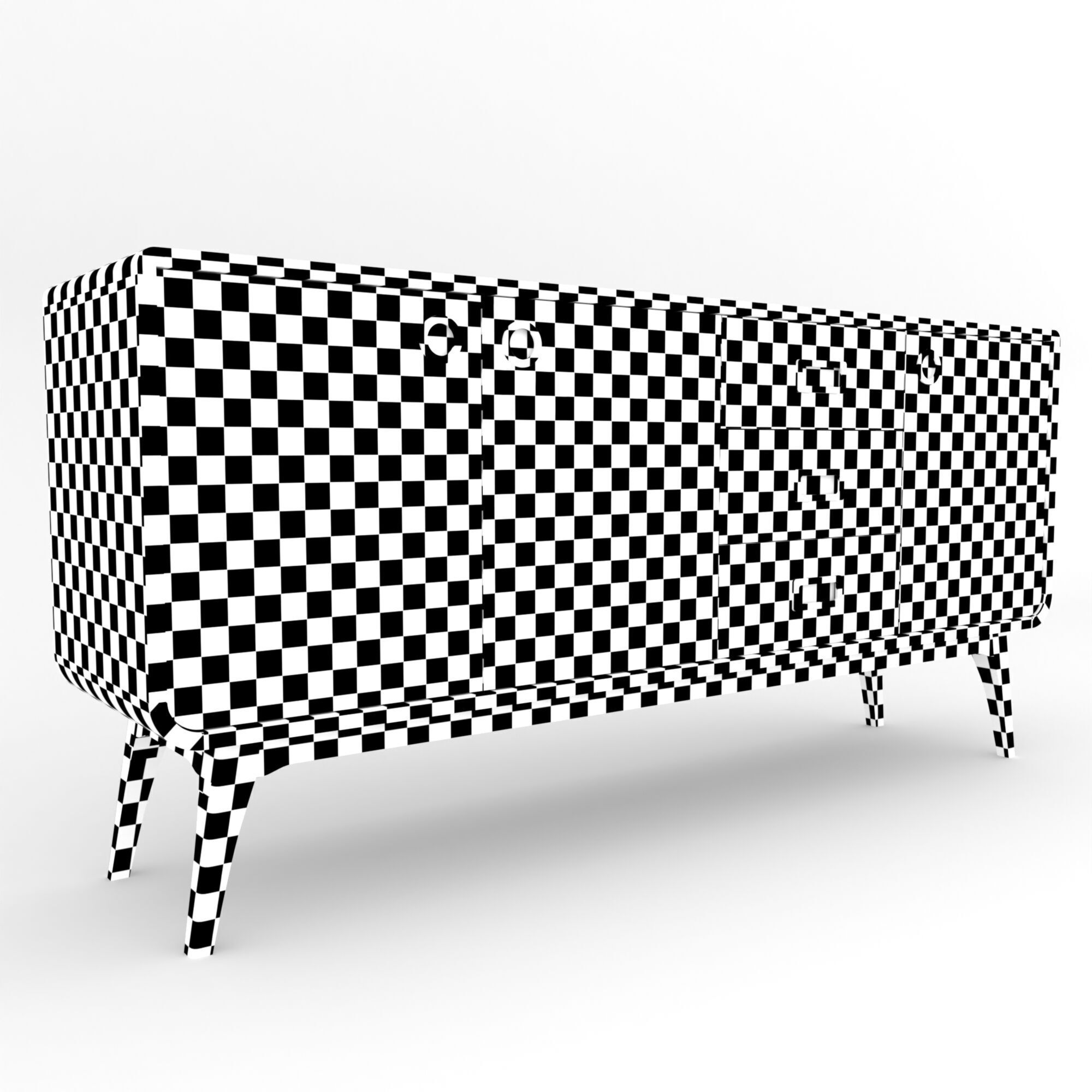 Modern Scandinavian Sideboard 170 Morris 3D model_8