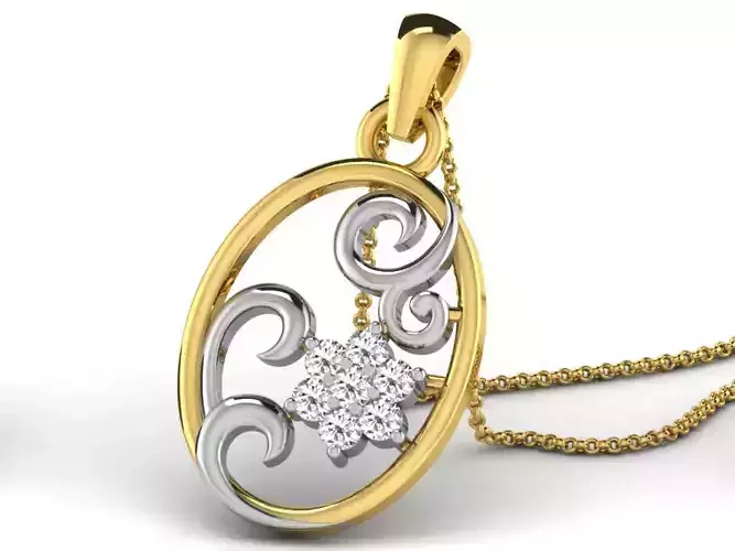 Jewelry 3D Models with render and 3dm  stl - DP-5686