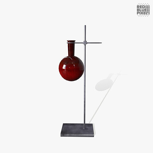 Lab Tripod Low-poly 3D model