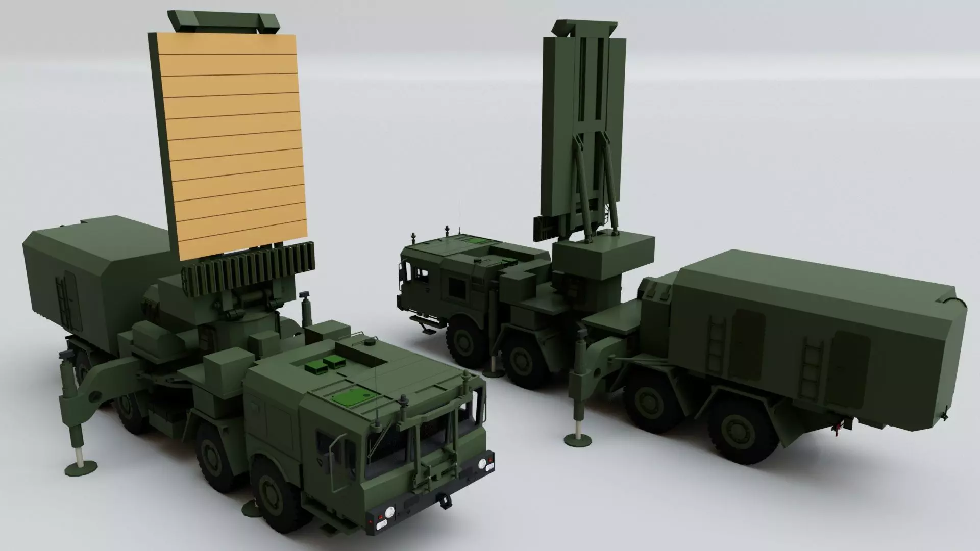 12 Military Vehicles Pack Collection - Game Ready Low-poly 3D model_5