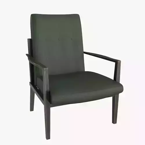 Dining Chair Low-poly 3D model