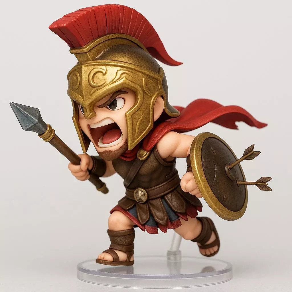 Spartan Warrior 3D print model_0