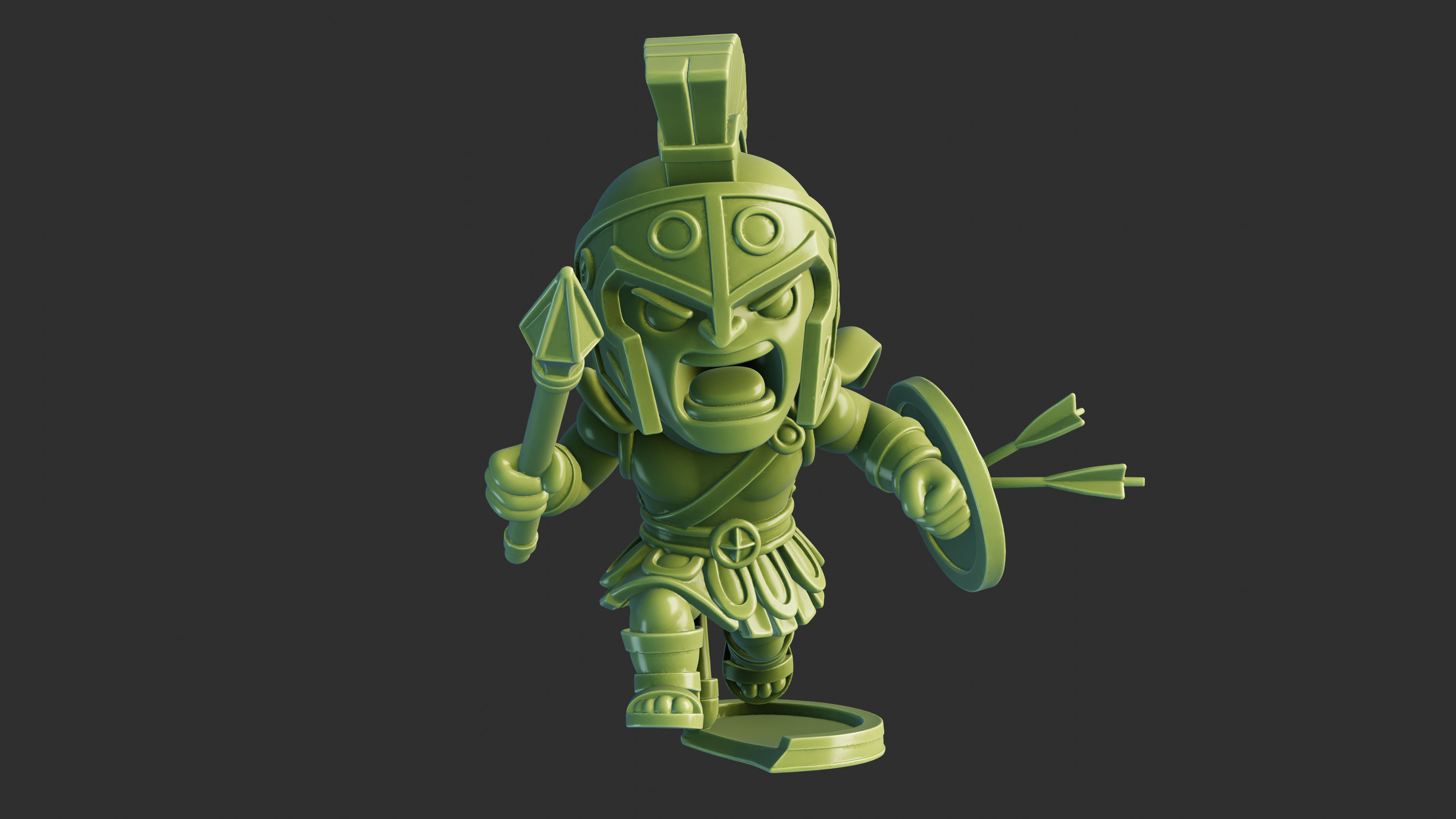 Spartan Warrior 3D print model_4