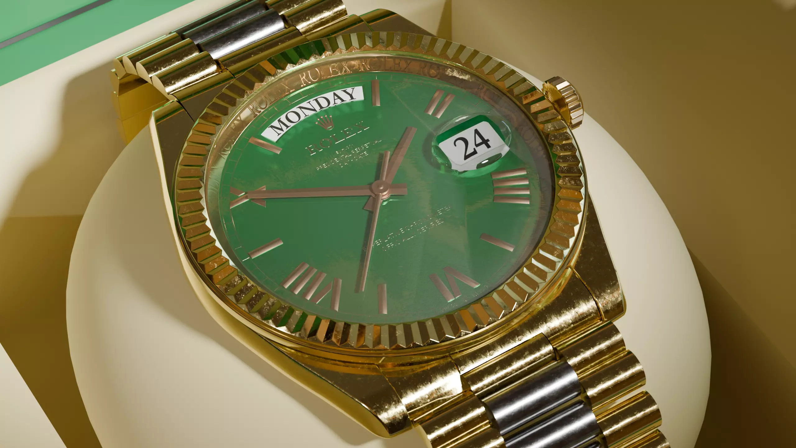 Rolex - Watch - Day Date 3D model_0