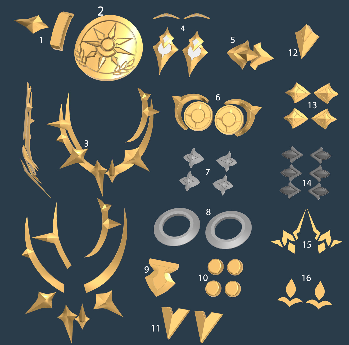 Honkai Star Rail - Phainon Pack 3d stl file 3D model_4