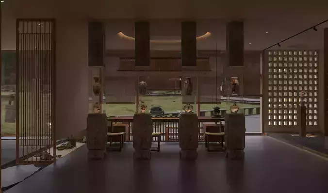 chinese restaurant lobby