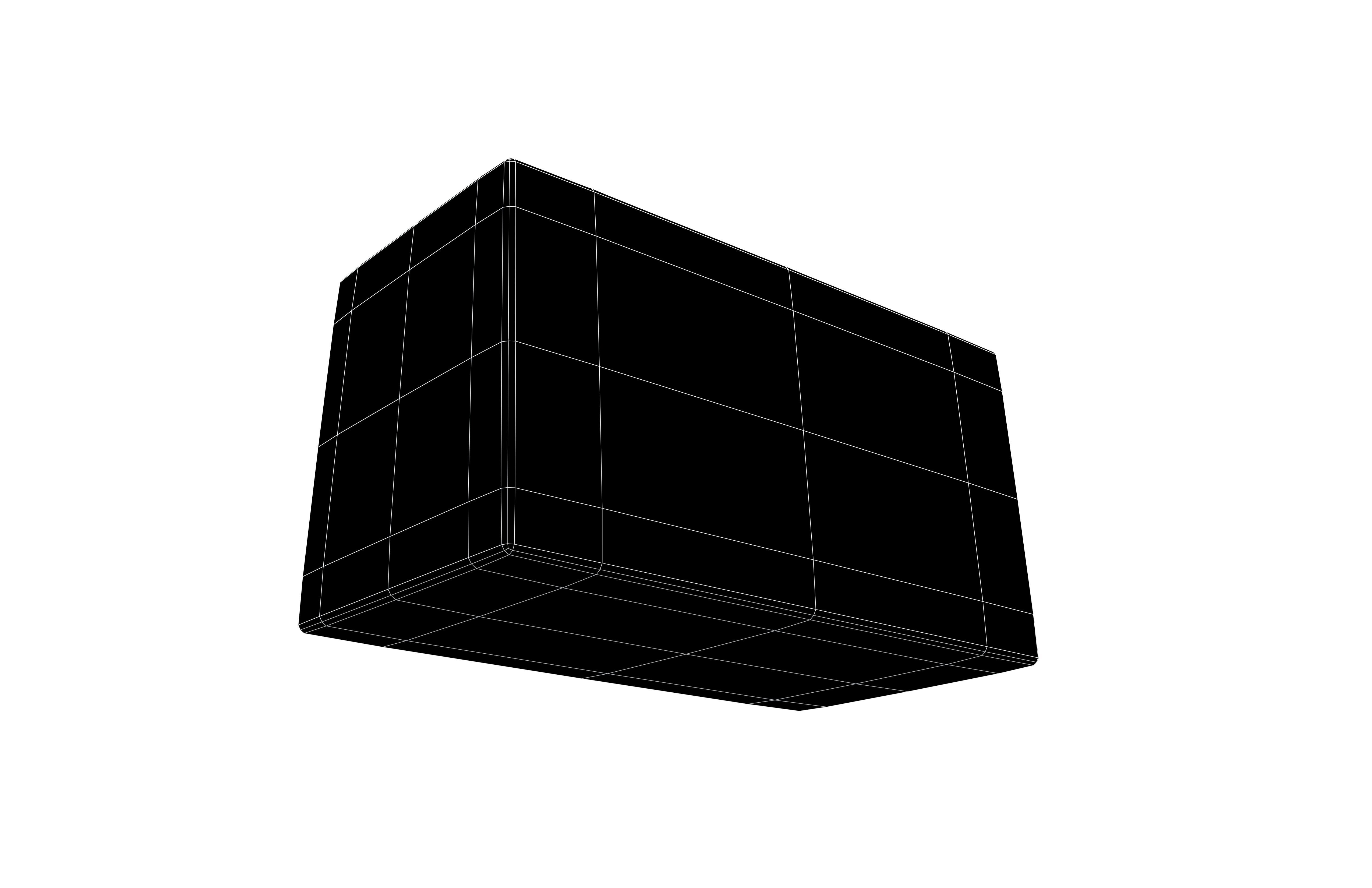 Concrete Road Barriers v1 001 Low-poly 3D model_7