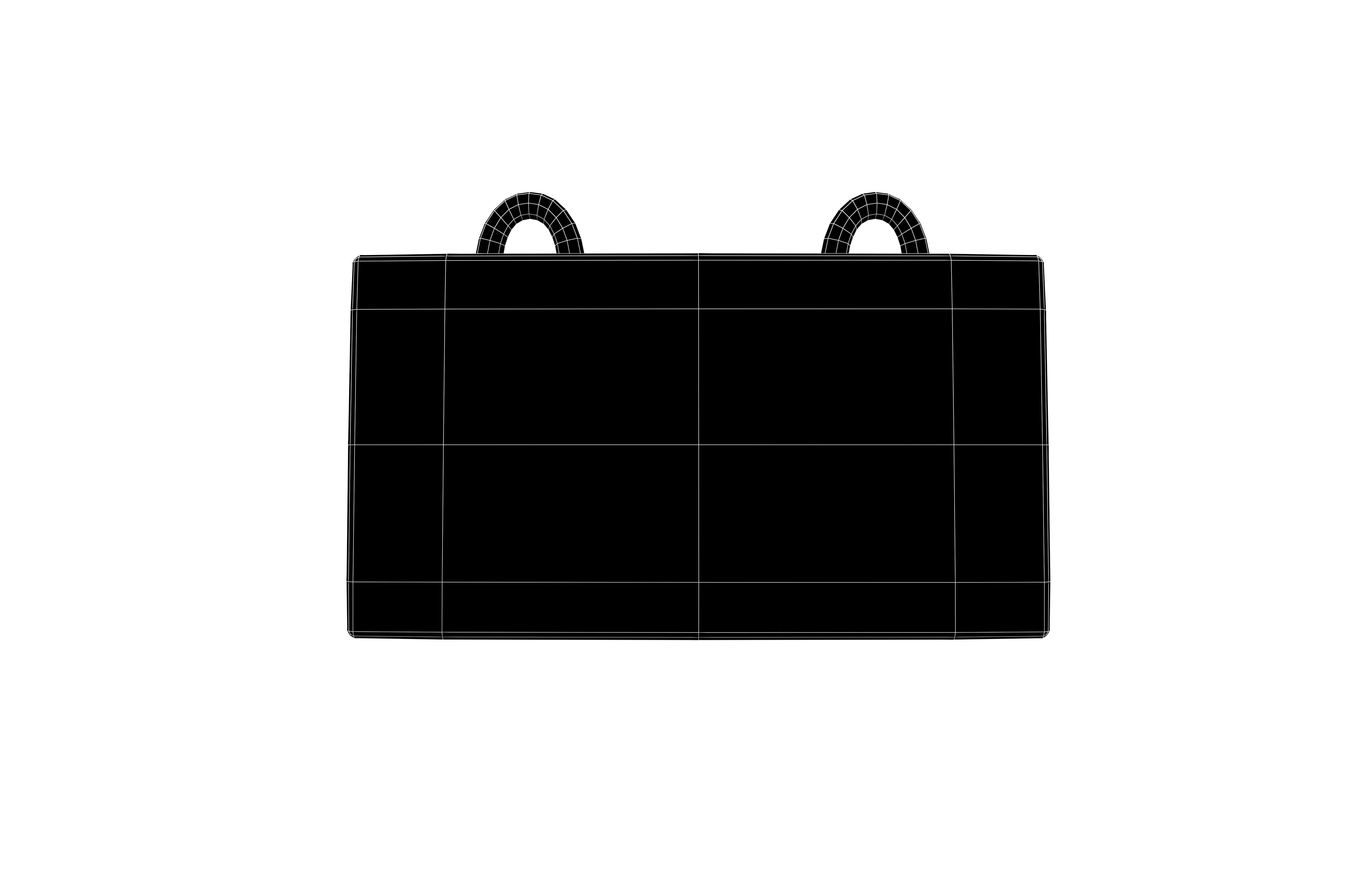 Concrete Road Barriers v1 001 Low-poly 3D model_5