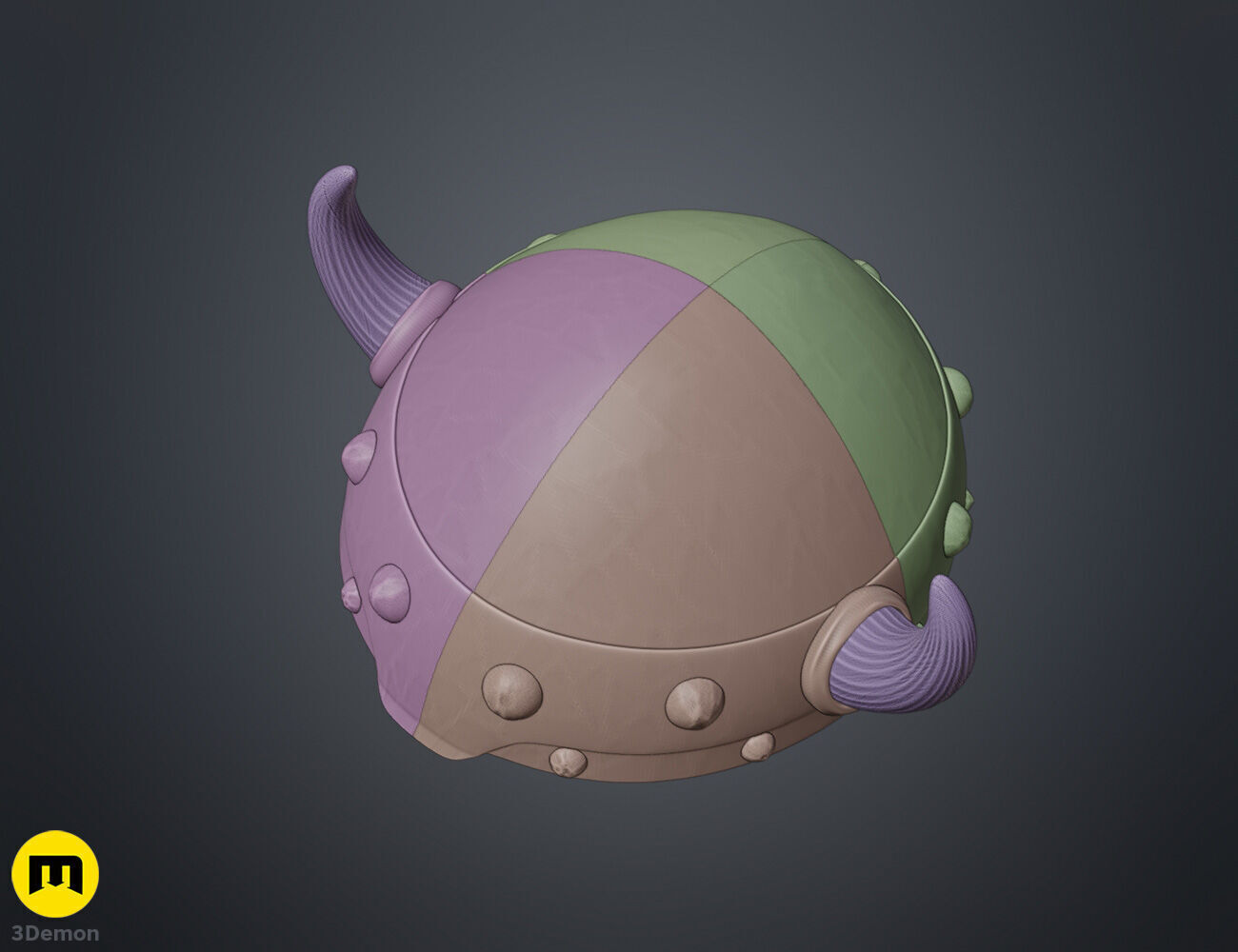 Fishlegs Helmet - How To Train Your Dragon 3D print model_3