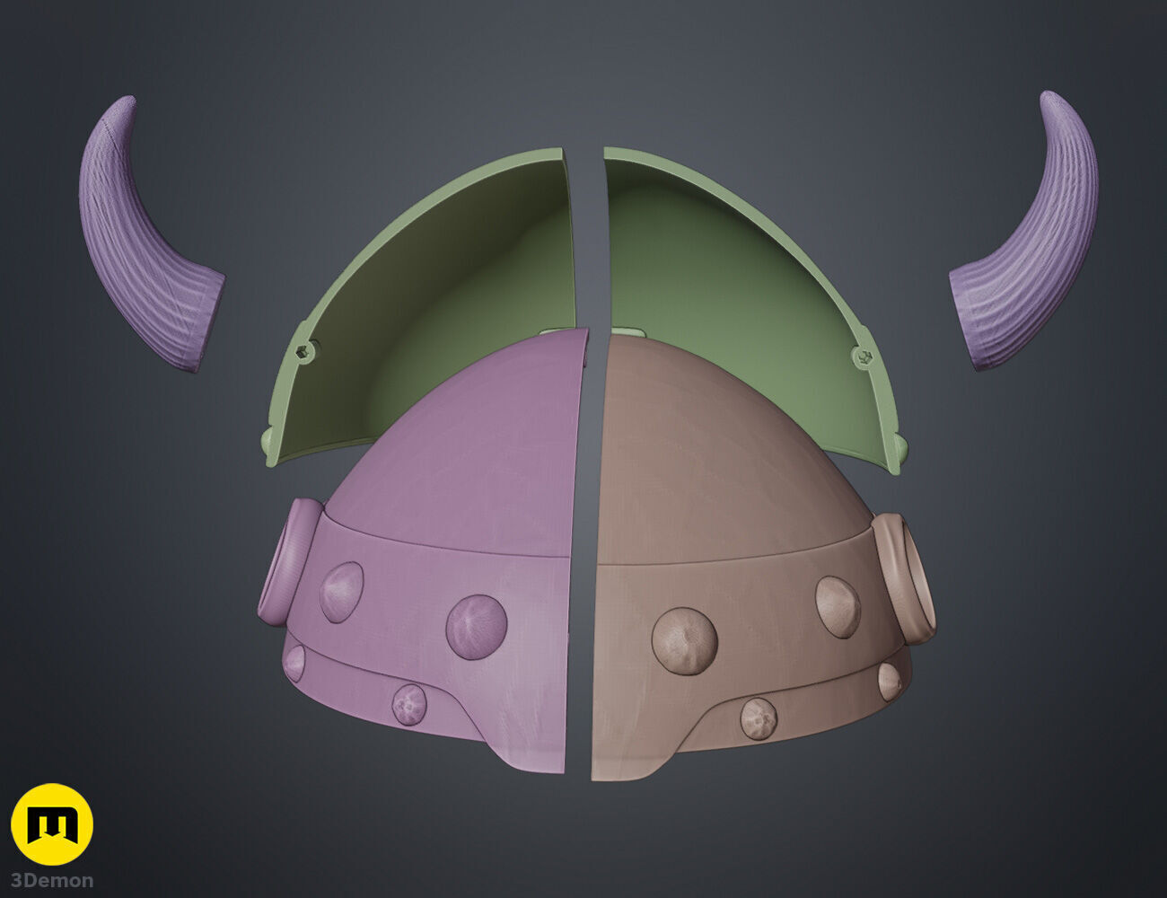 Fishlegs Helmet - How To Train Your Dragon 3D print model_8