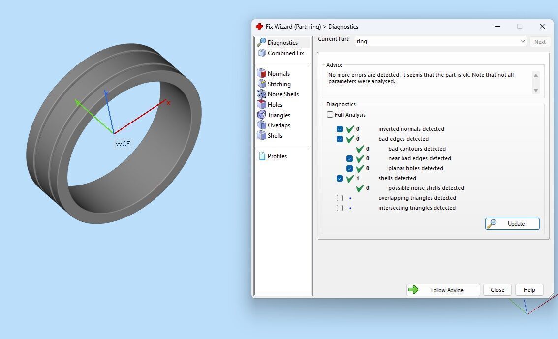 Men Wedding Ring 3D print model_9