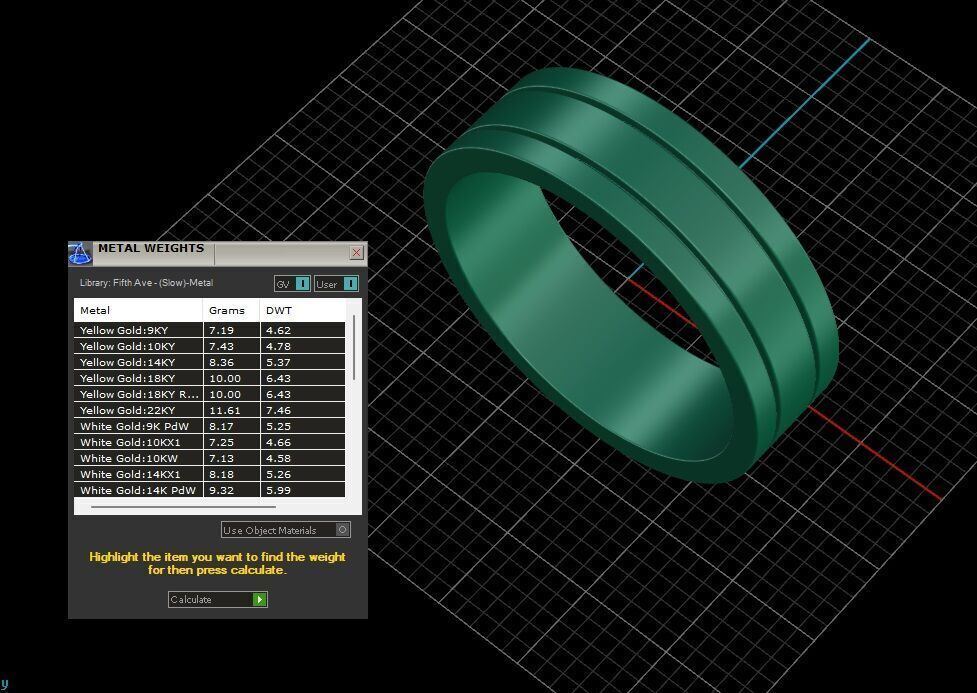 Men Wedding Ring 3D print model_8