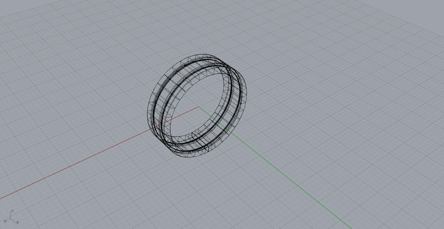 Men Wedding Ring 3D print model_7