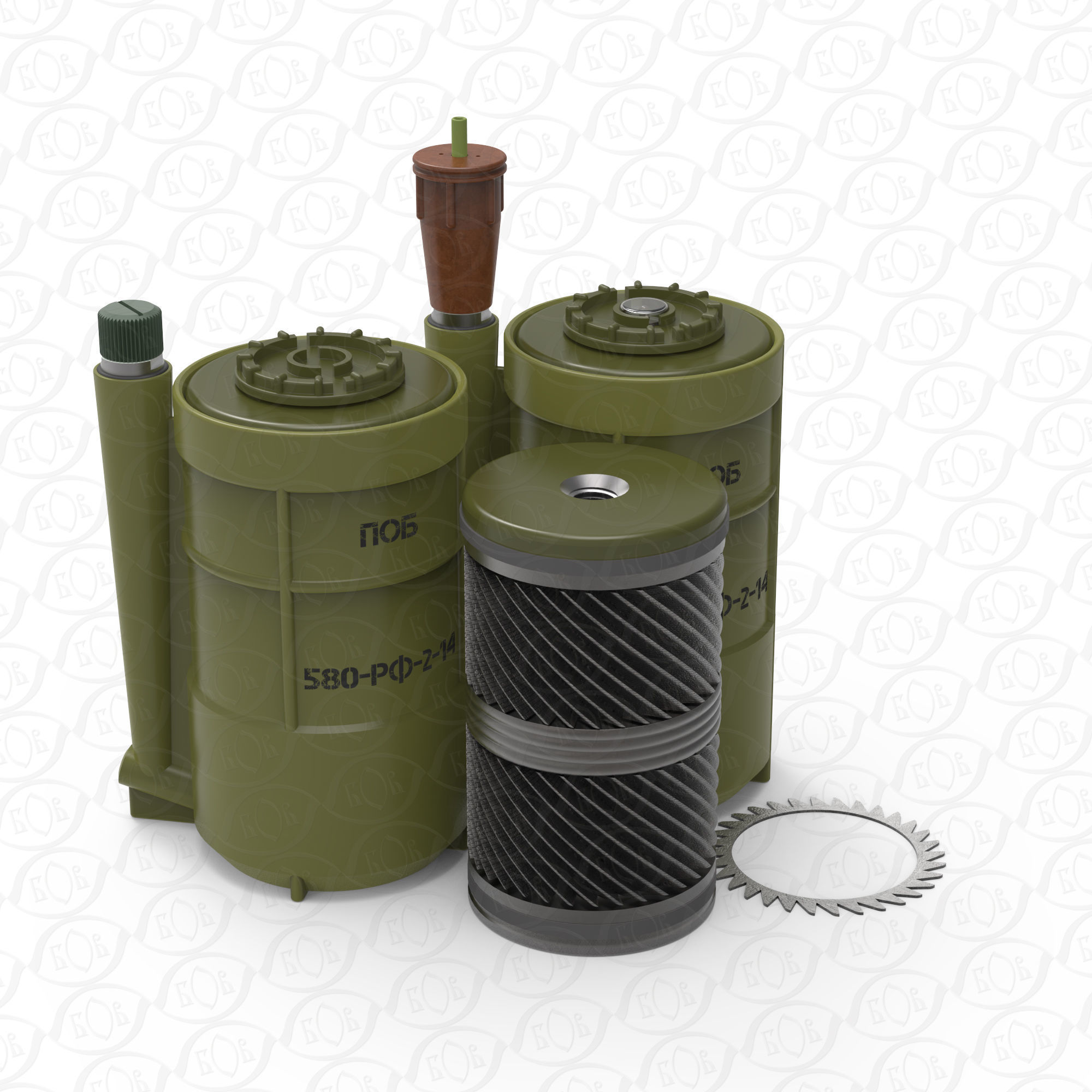 Ammunition of Russian Ukrainian war  3D Printable models N3 3D Model Collection_16