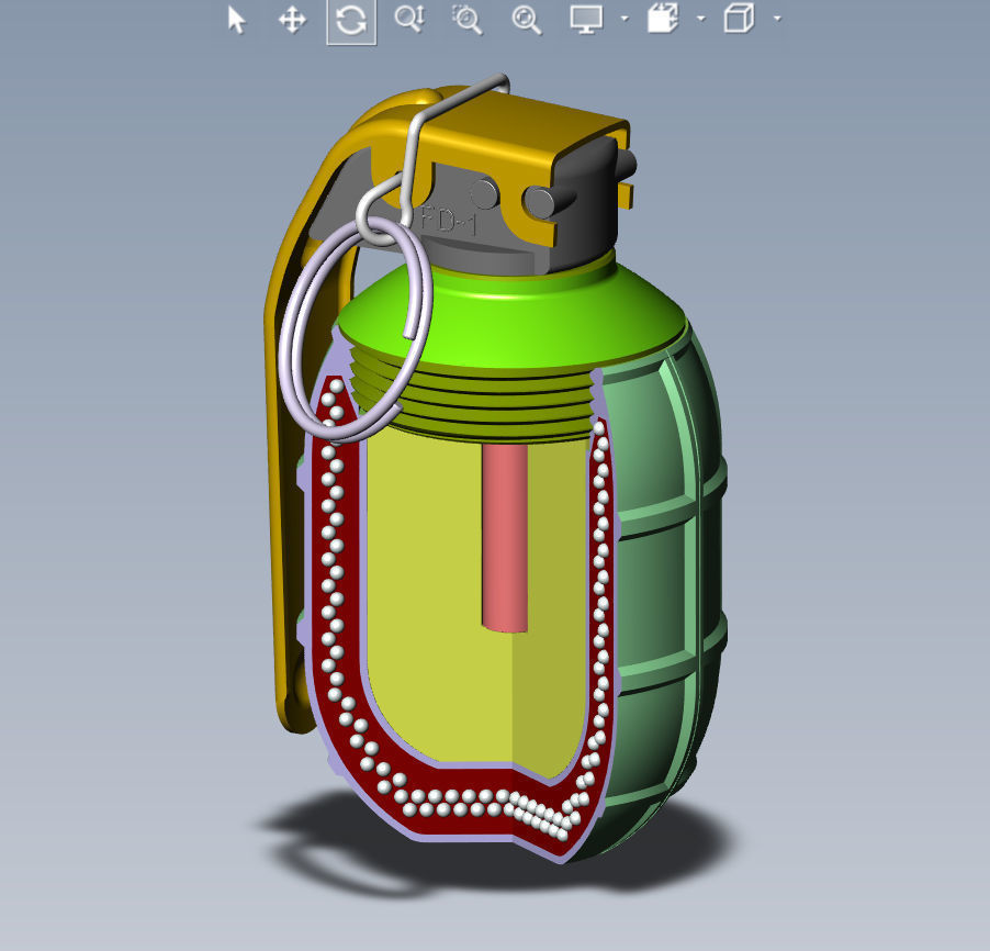 Ammunition of Russian Ukrainian war  3D Printable models N3 3D Model Collection_53