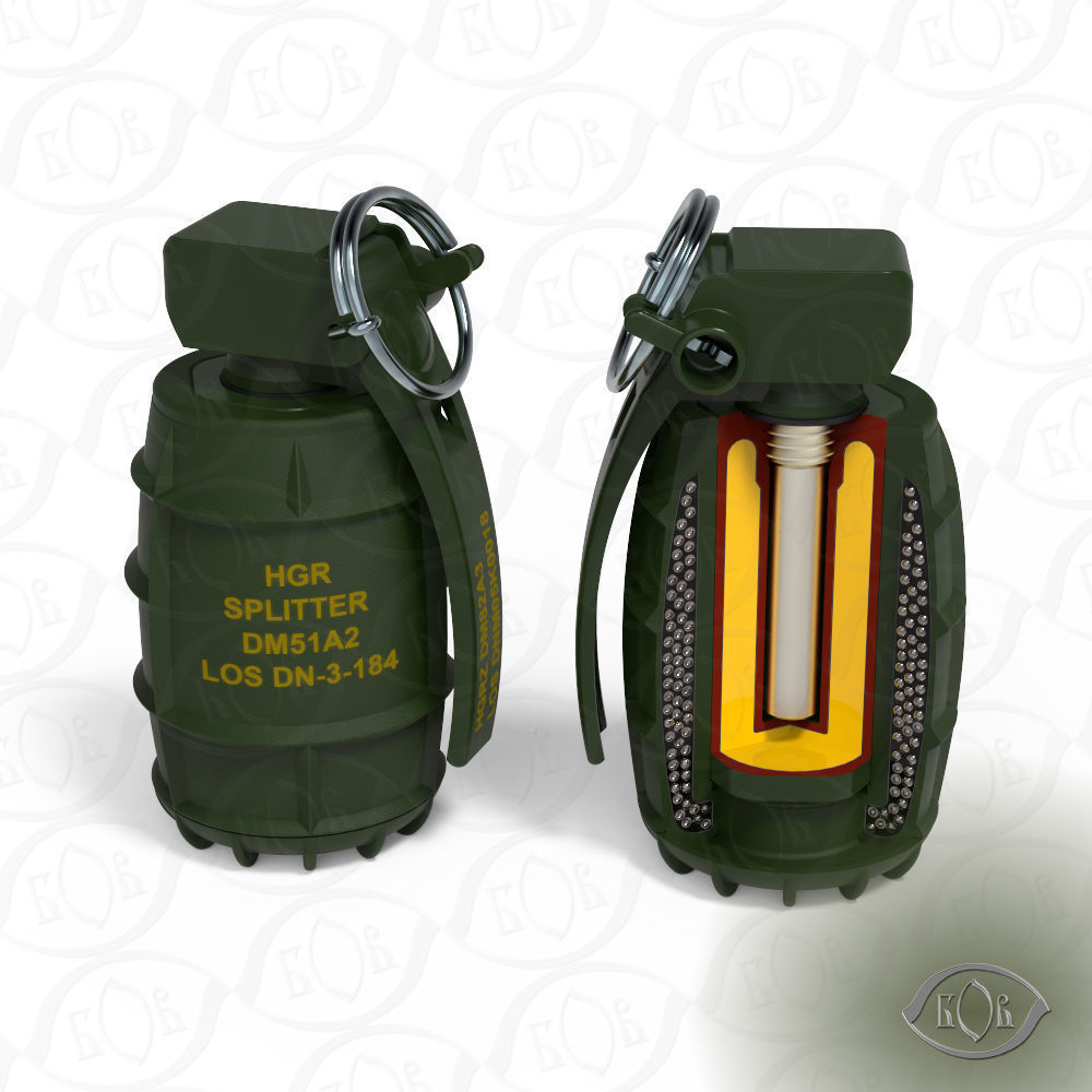 Ammunition of Russian Ukrainian war  3D Printable models N3 3D Model Collection_21