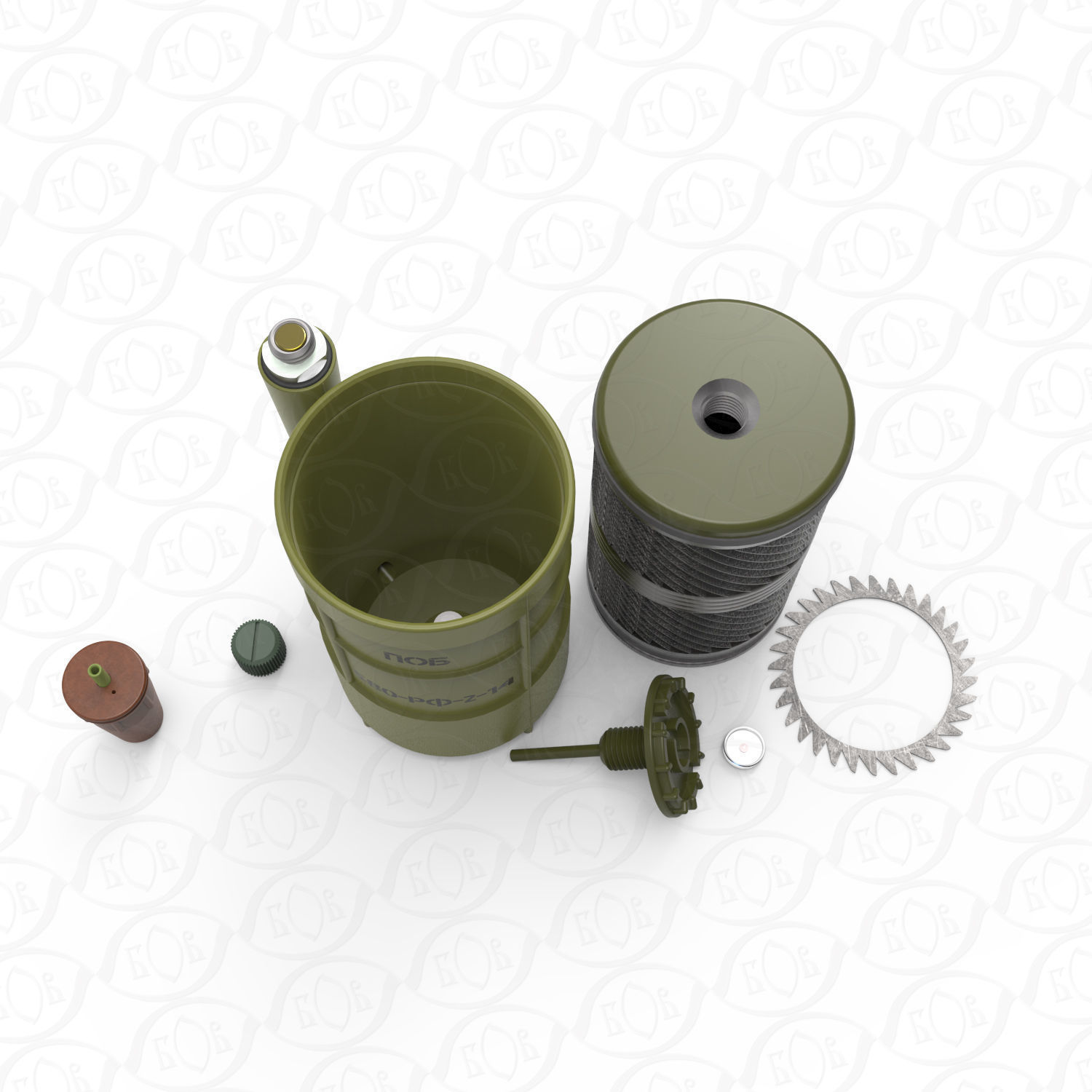 Ammunition of Russian Ukrainian war  3D Printable models N3 3D Model Collection_18