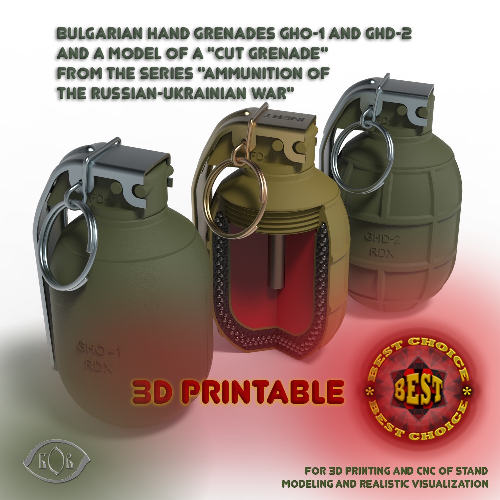 Ammunition of Russian Ukrainian war  3D Printable models N3 3D Model Collection_6
