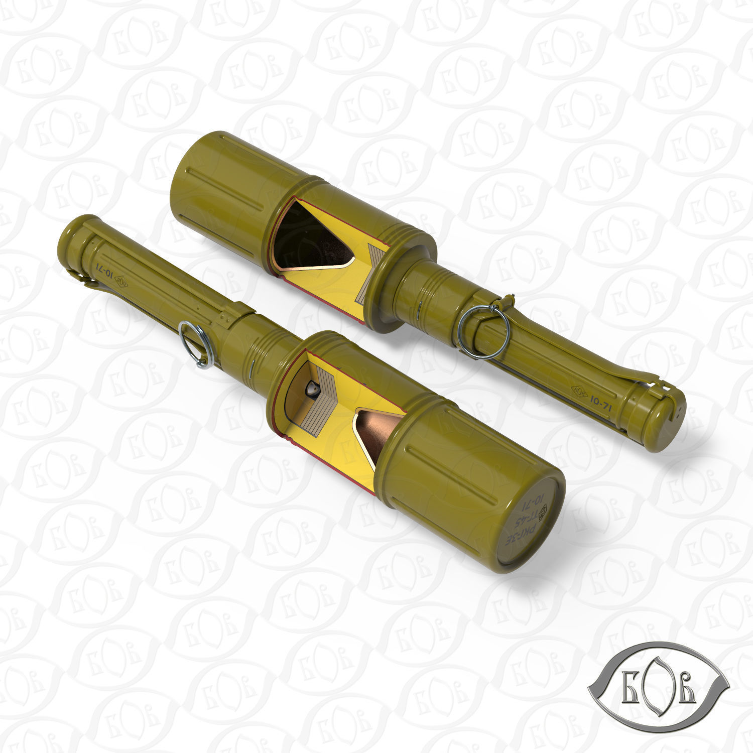 Ammunition of Russian Ukrainian war  3D Printable models N3 3D Model Collection_30
