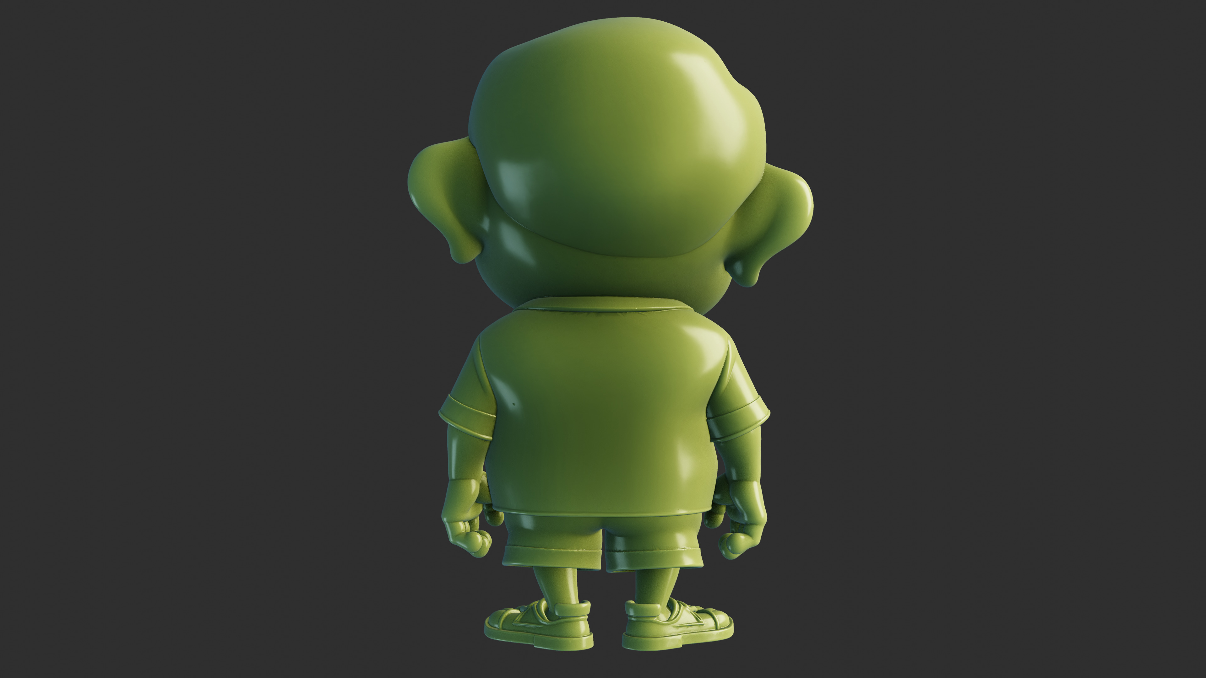 Happy Grandpa  3D print model_3