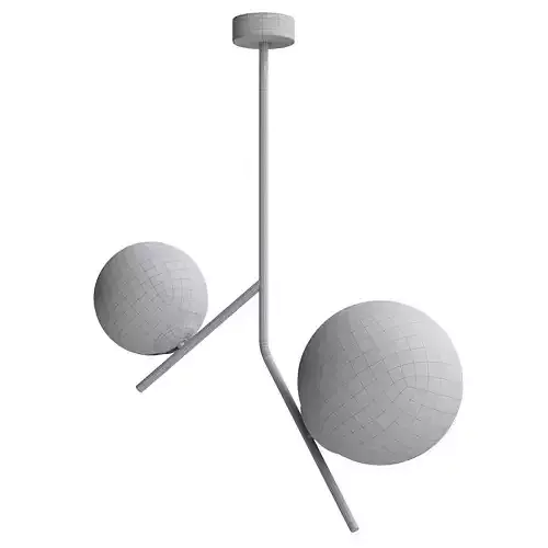  Dione hanging light 2-bulb gold