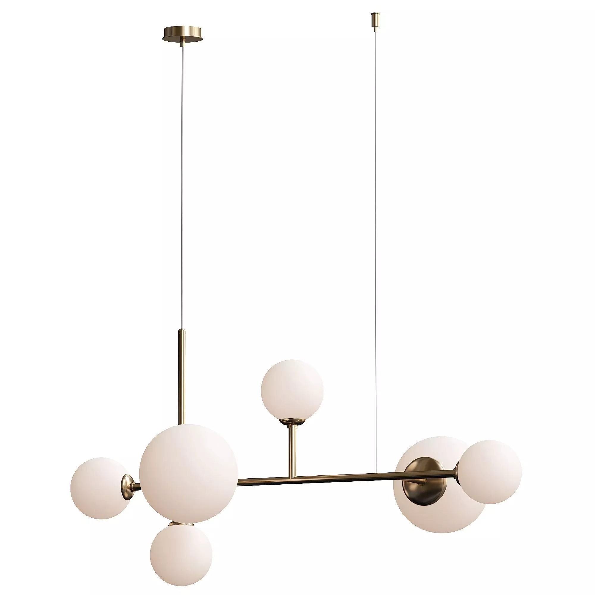 Dione hanging light 3D model_0