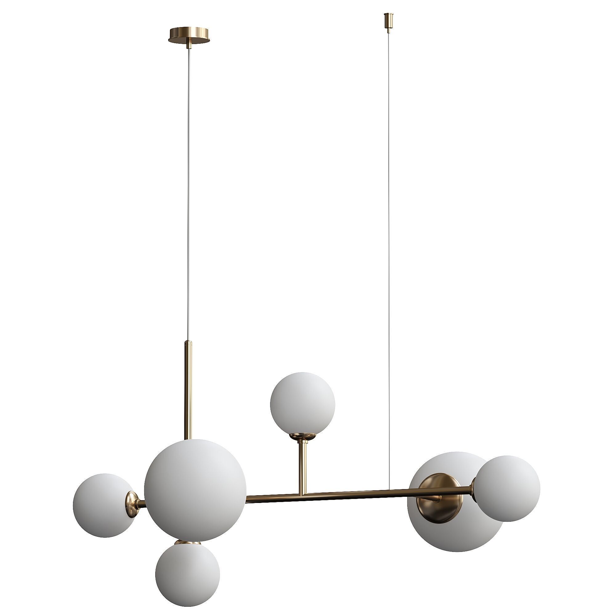 Dione hanging light 3D model_1