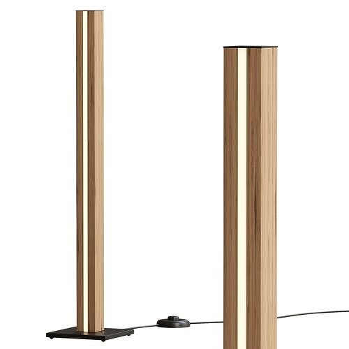 Envostar Eldder LED floor lamp in oak veneer 3D model