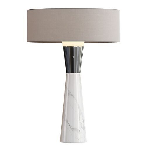 Exposior Marble Table Lamp Model 2011 by Paul McCobb 3D model