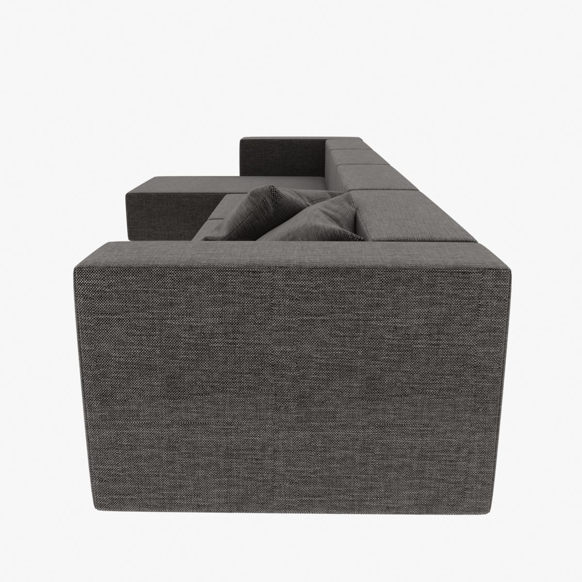 Wall modular sofa living divani 3D model_9