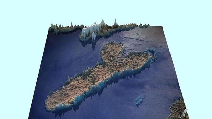 Penis Island 3D model