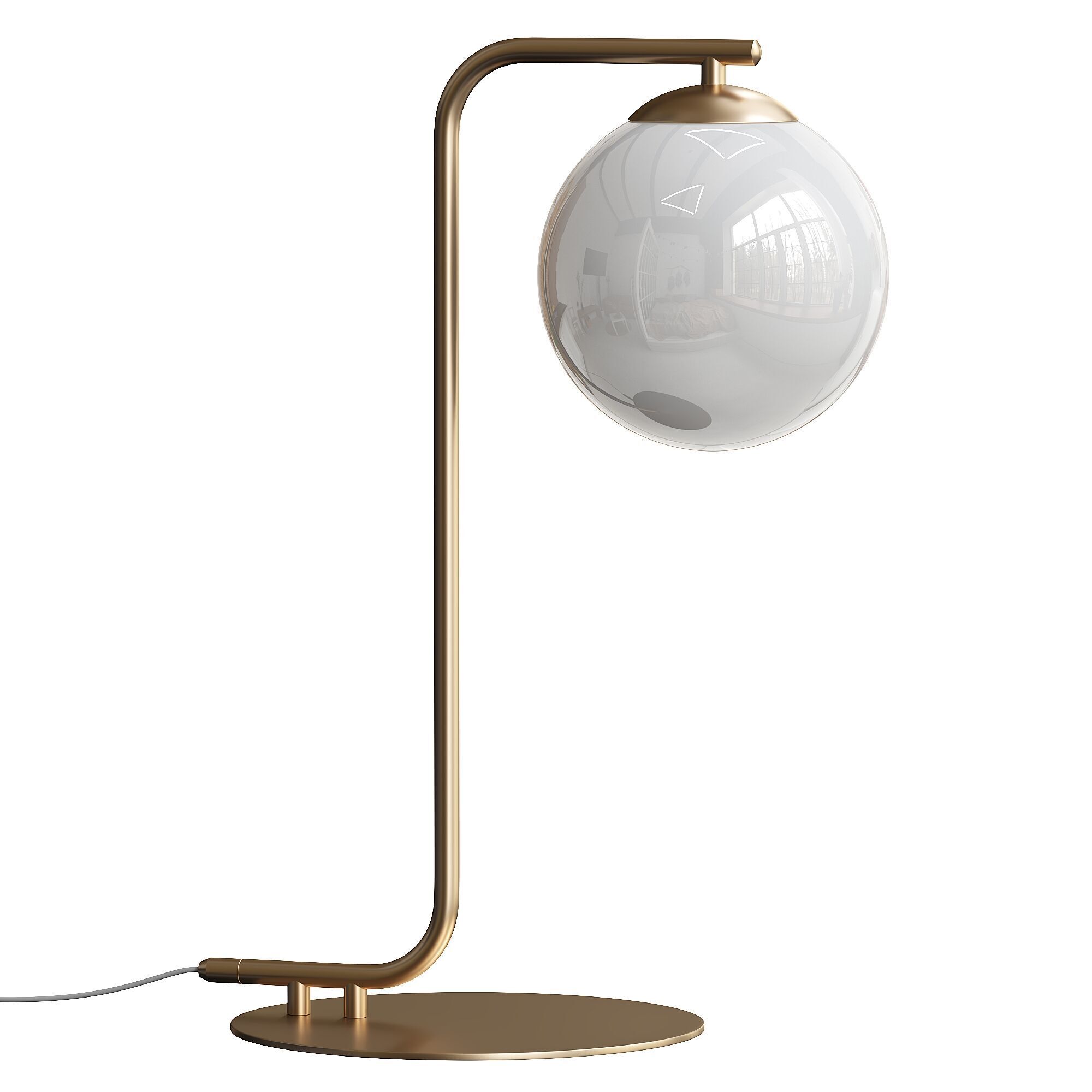 Grant table lamp 3D model_1