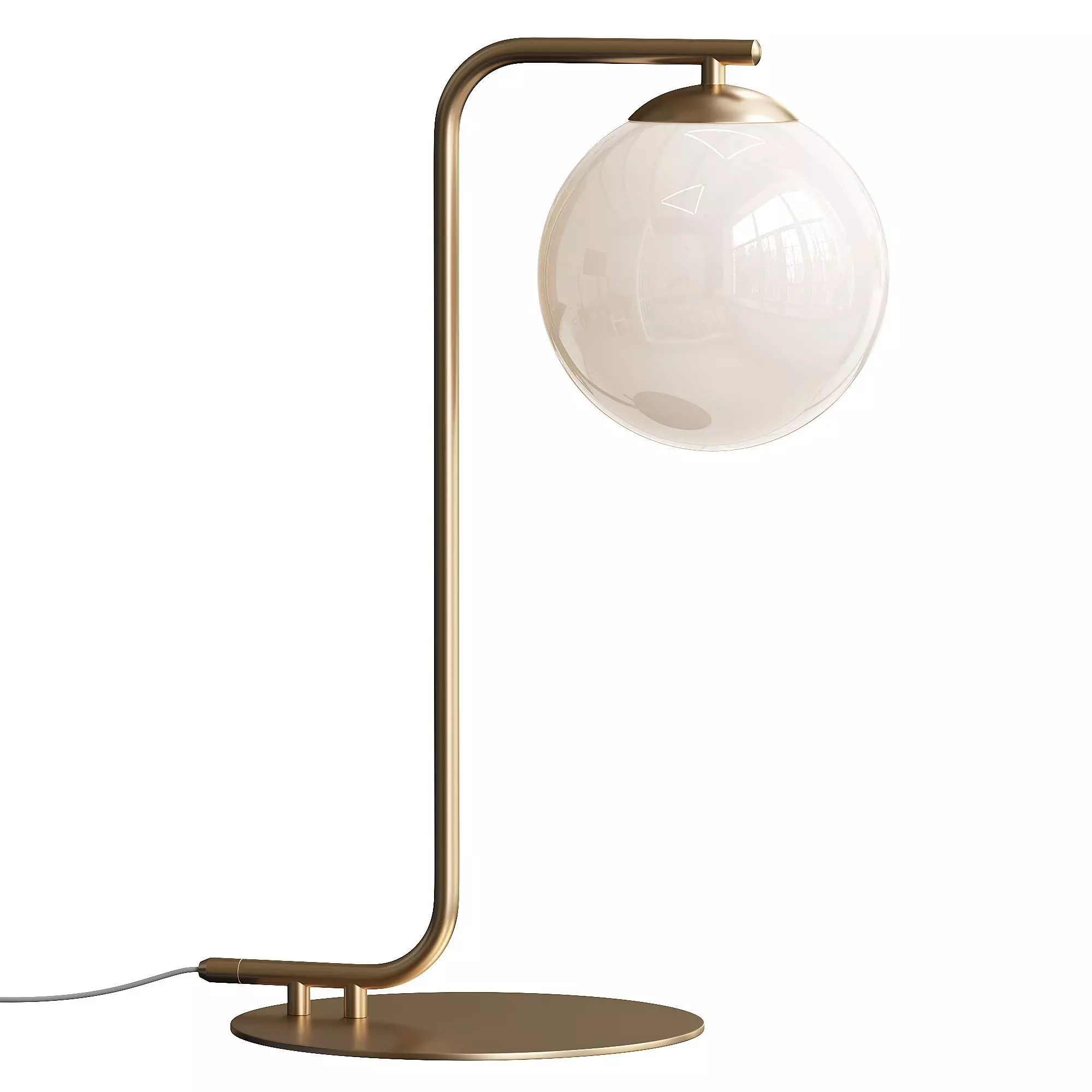 Grant table lamp 3D model_0