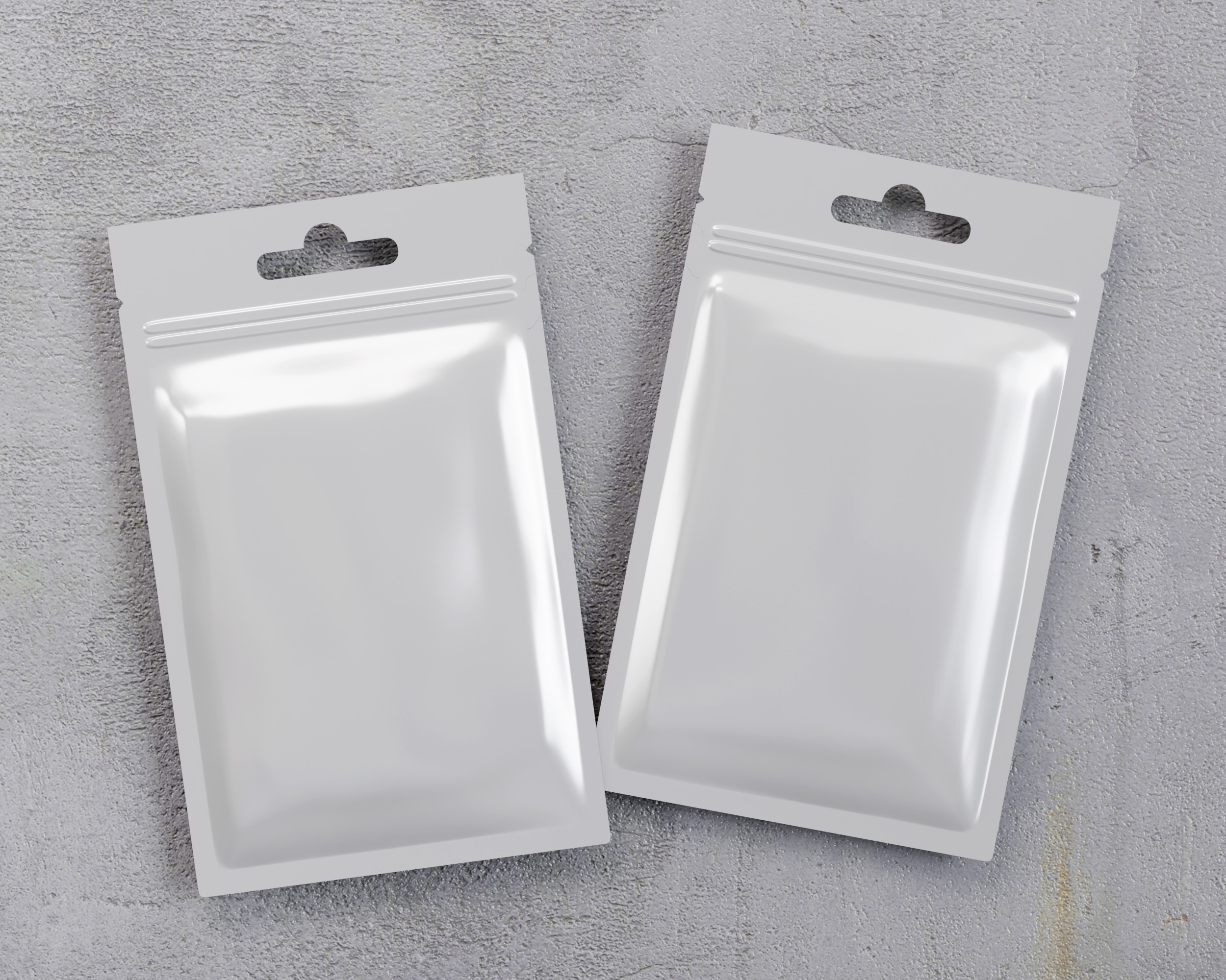 Zip Small Pouch Packaging 3D model_8
