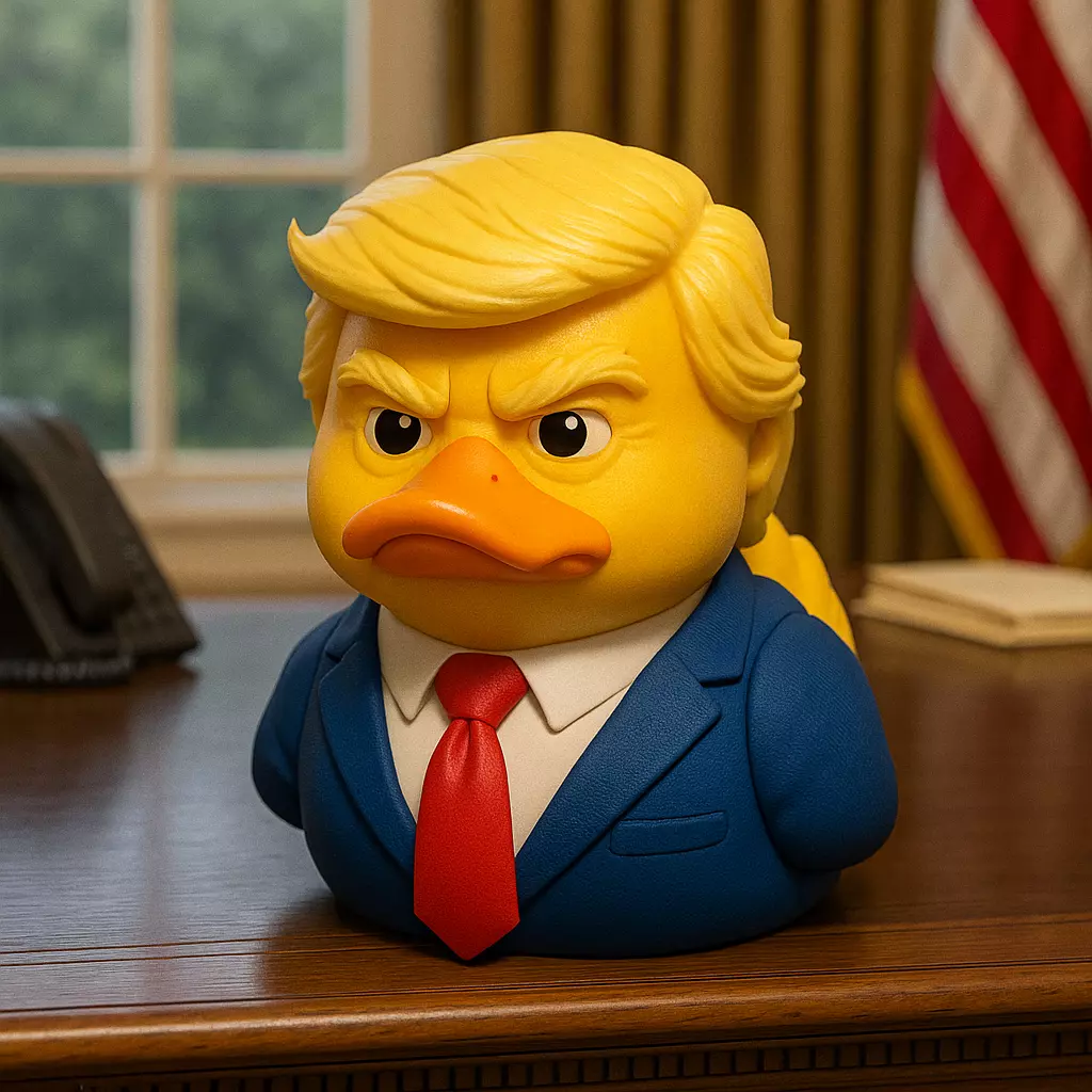 Rubber Duck - Donald Trump - 3d print 3D print model