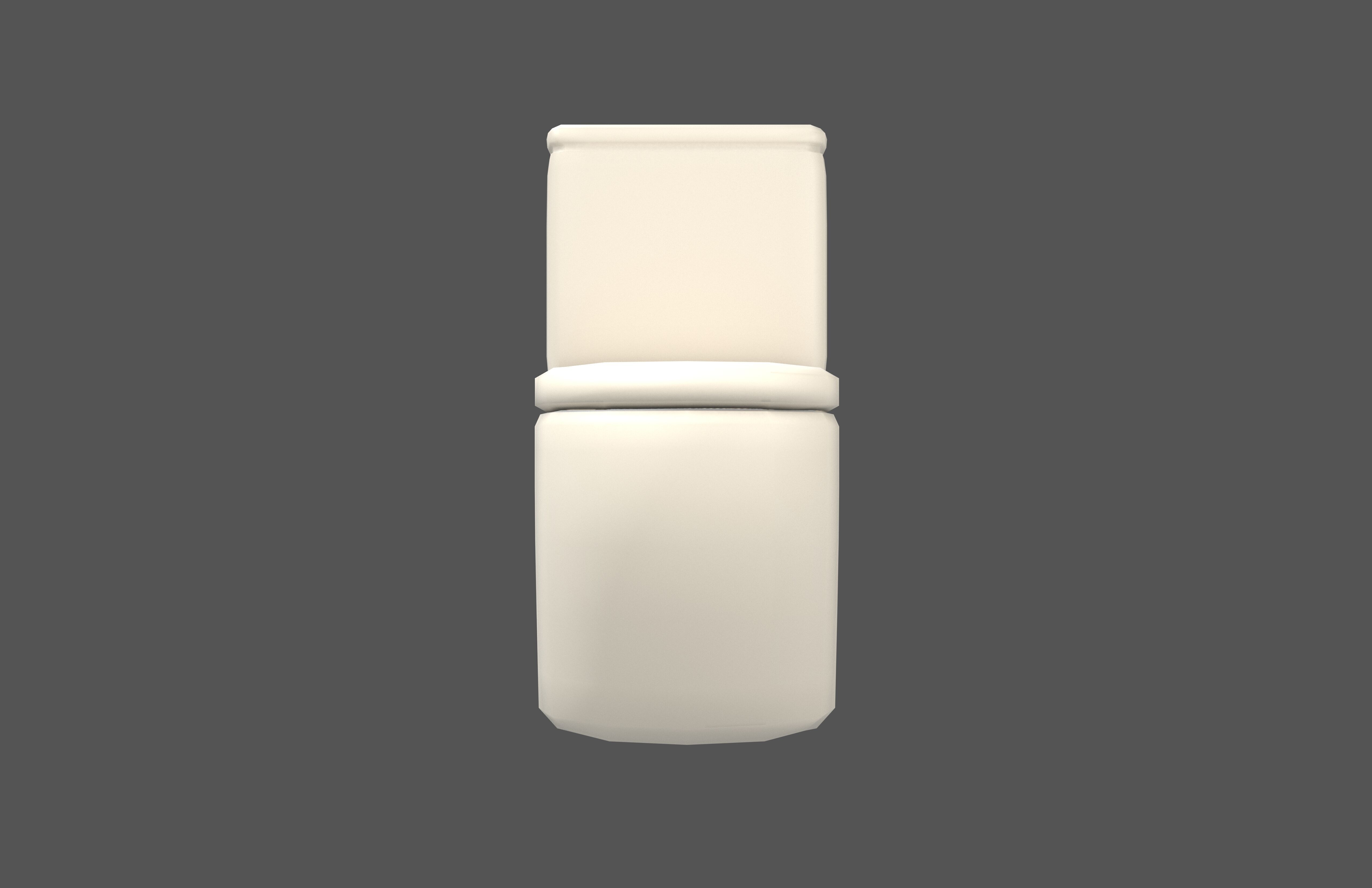 Toilet v1 003 Low-poly 3D model_1